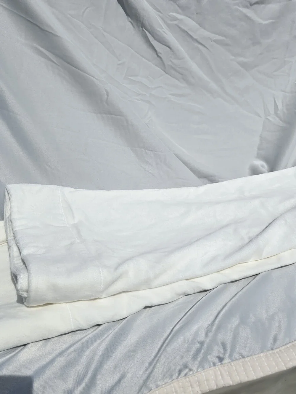Quince 48x96 Room Darkening 100% Cotton Velvet Ivory 1 Panel Curtain 48